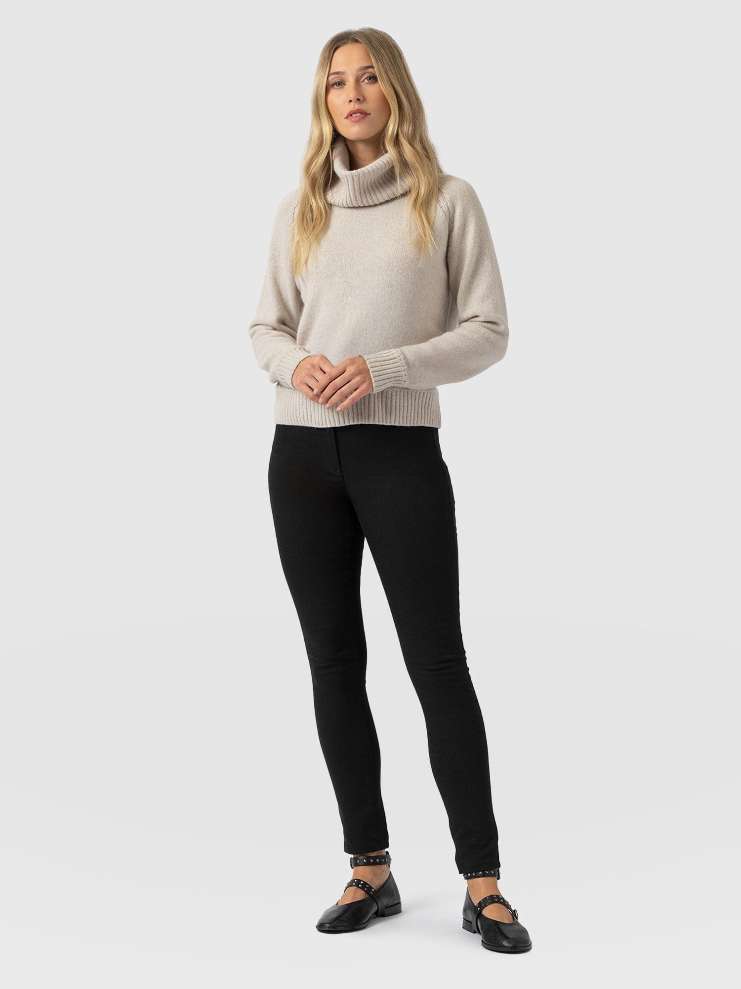 Maeva Skinny Pant - Black